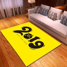Красочные смайлик лицо мультфильм смешное Экспрессия ковры для современной гостиной спальни дети Chindren's Нескользящие круглый ковер