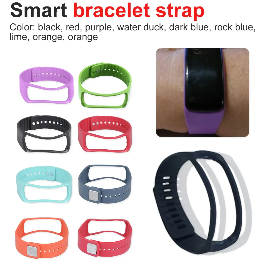 

Replacement Watch Wrist For Samsung Galaxy Gear Fit Smart Bracelet Strap Replacement Wristband waterproof Smart Bracelet