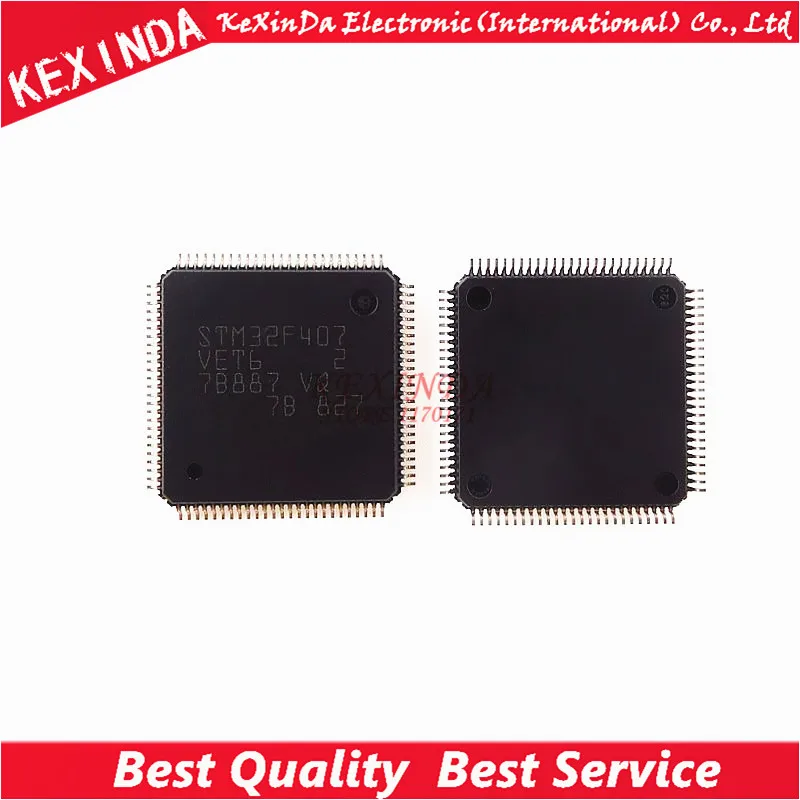 

STM32F407VET6 STM32F407VE STM32F407 LQFP-100 2pcs/lot Free Shipping