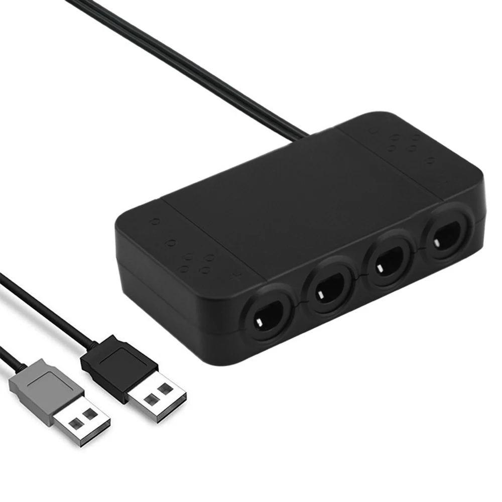 Новый адаптер для контроллера GameCube 4 порта для nintendo Switch wii и PC USB Новый TURBO