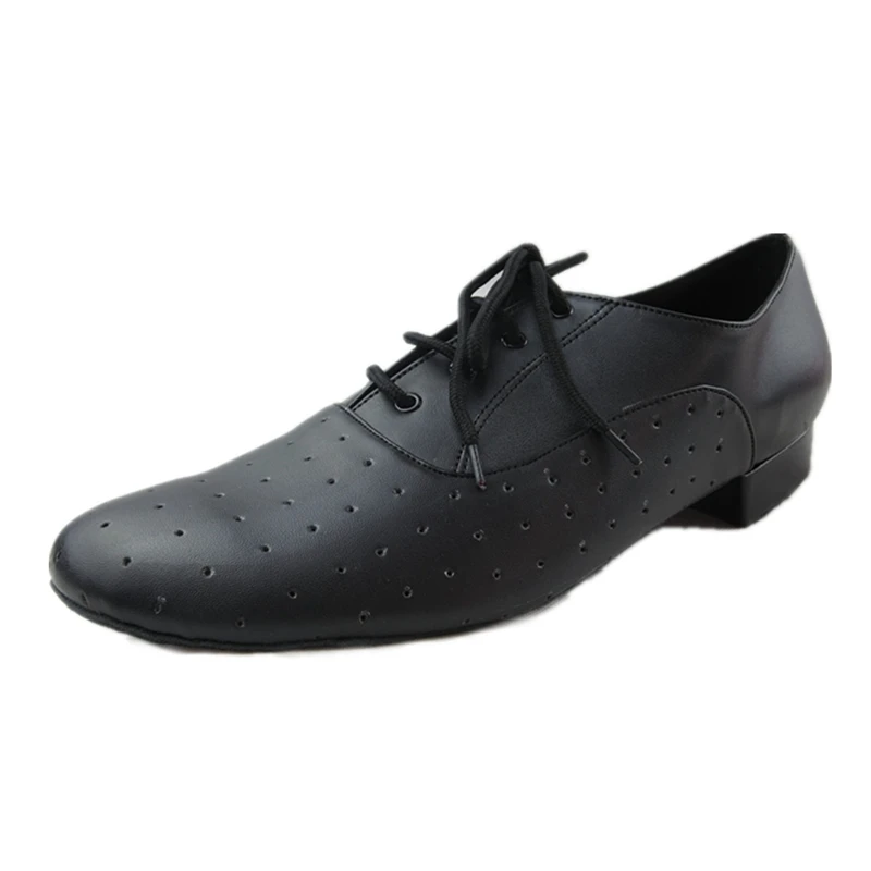 Soft Black font b Salsa b font Dance font b Shoes b font Man Latin font