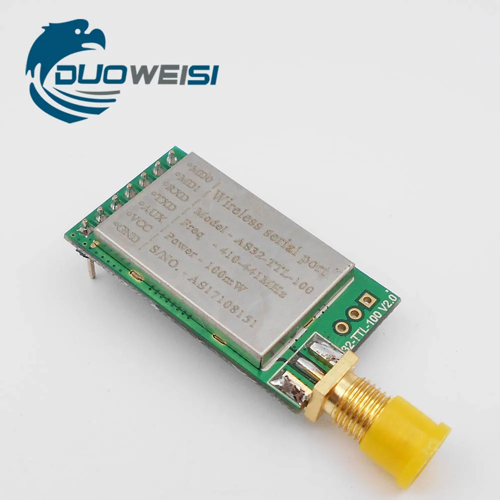 

SX1278 / SX1276 Wireless Module AS32-TTL-100 433MHZ Wireless Serial Port | LORA Spread Spectrum 3000 m | UART Interface