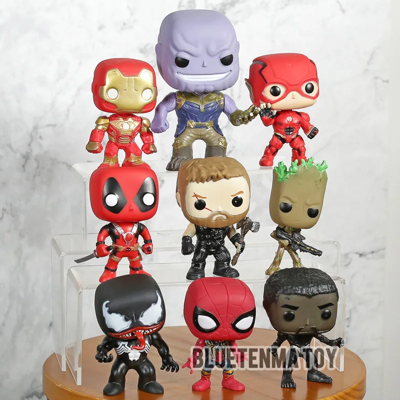 Комиксы Marvel танос Веном Железный человек флэш Капитан Америка Дэдпул Черная