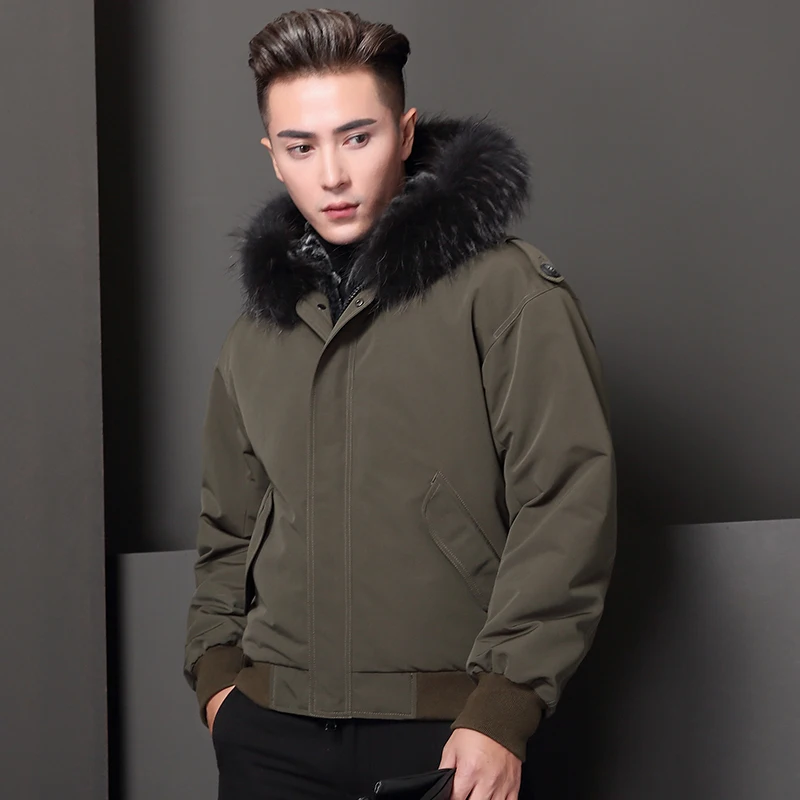 Excellent 2019 new fur jacket winter men