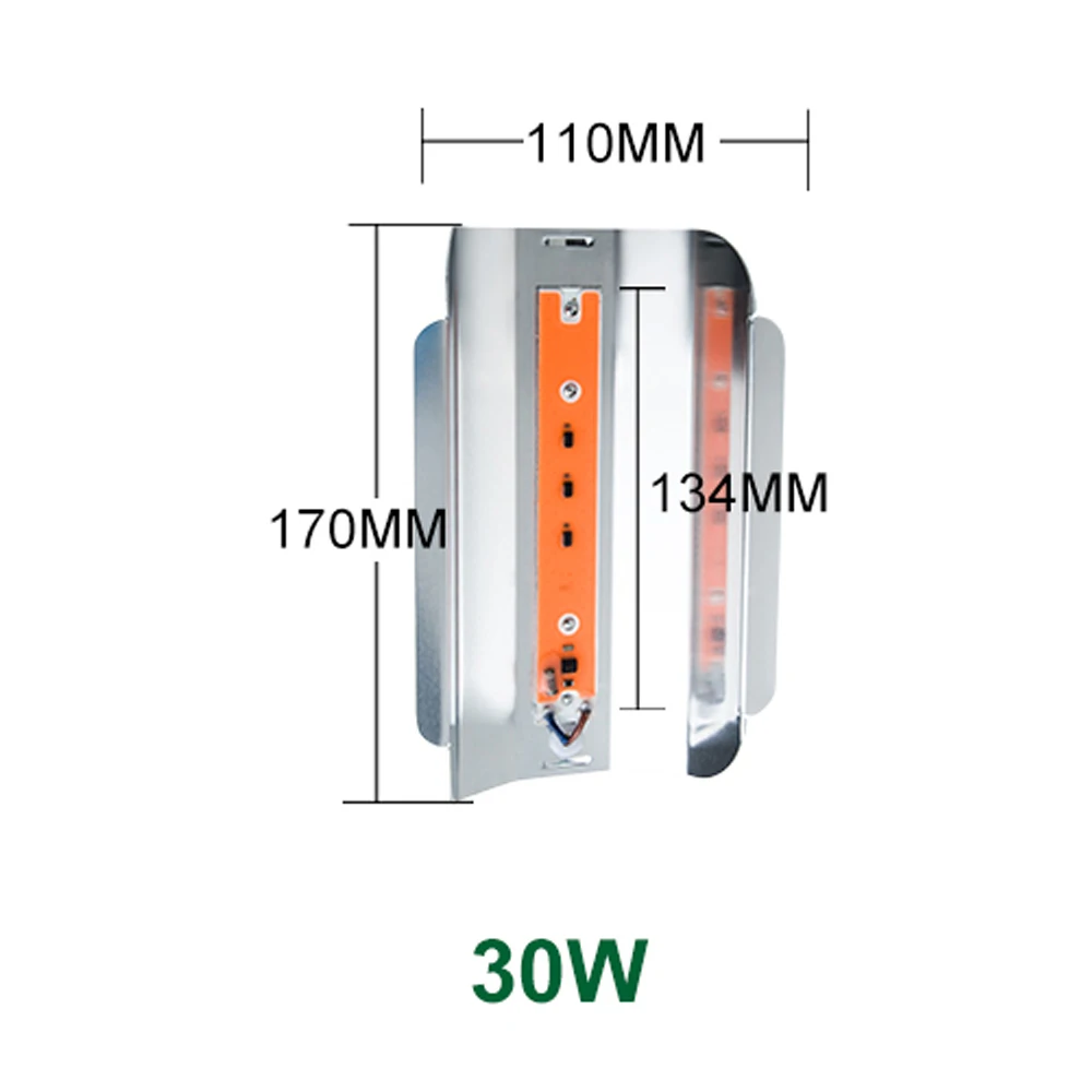 Полный спектр 30 Вт 50 Вт 80 Вт светодиодный Grow светильник 110V 220V IP67 светодиодный Диод Phytolamp потолочные светильник для растения семена цветущих растет - Испускаемый цвет: 30W