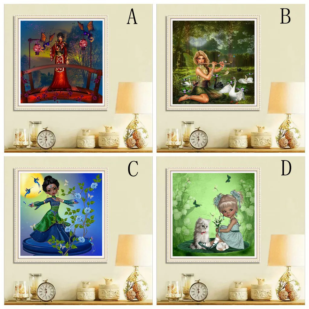

Gacsidy Store 5D DIY Diamond Painting Embroidery Round Diamond Home Decor Gift