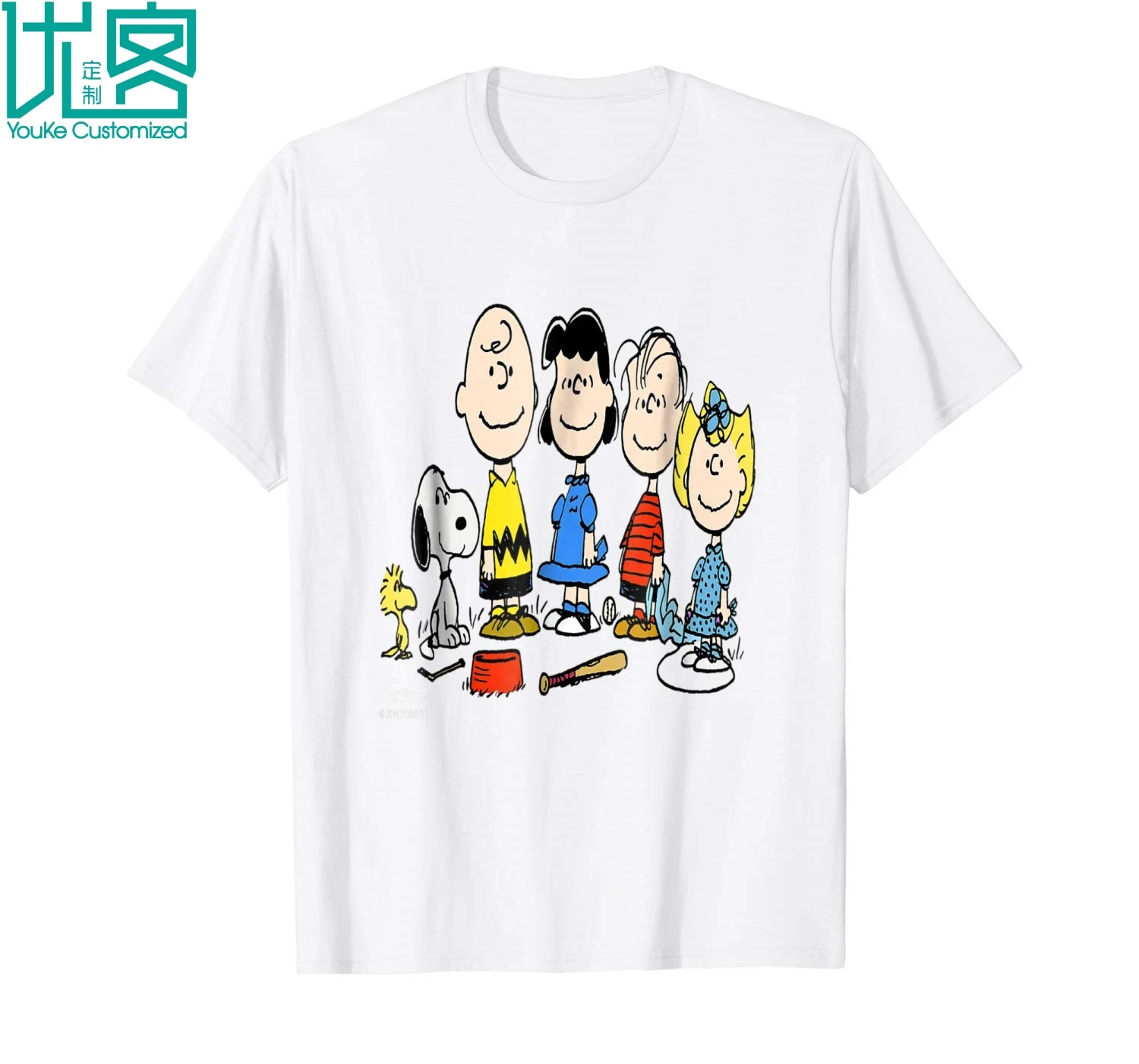 

Peanuts Gang 2019 Summer Men's Short Sleeve T-Shirt