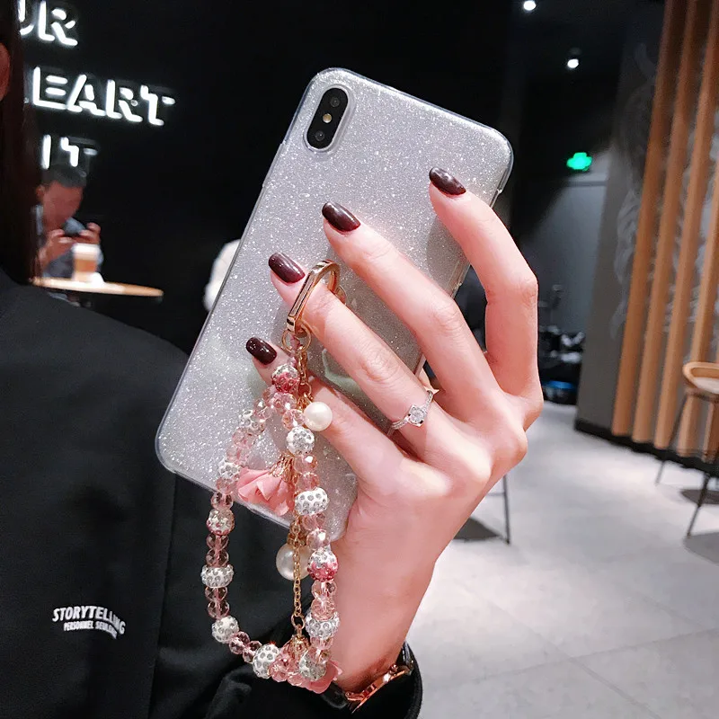 Роскошные блестящие чехлы для iphone XS MAX XR 6 6S 8 Plus силиконовый мягкий чехол из ТПУ