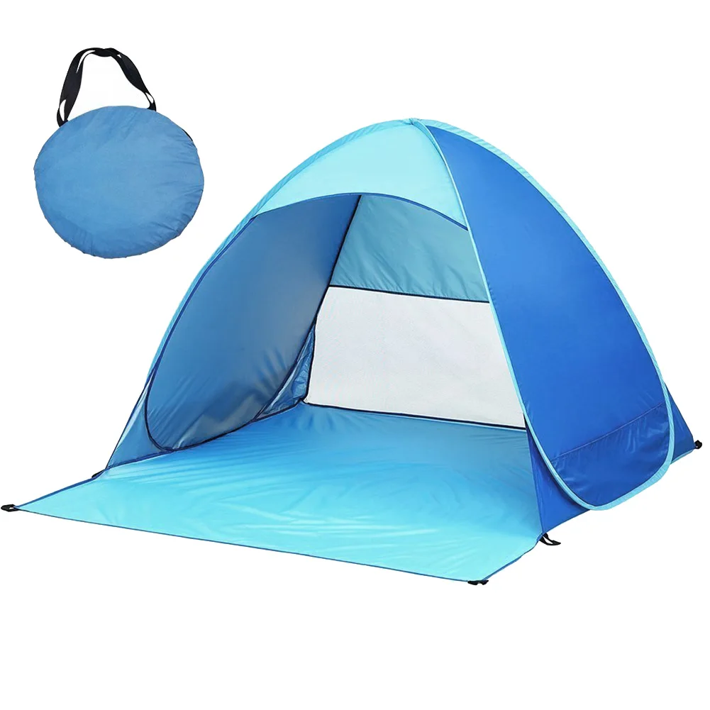 Ship From Russia Ultralight Folding Tent Pop Up Automatic Open Tent Family Tourist Fish Camping Beach Anti-UV Sun Shade