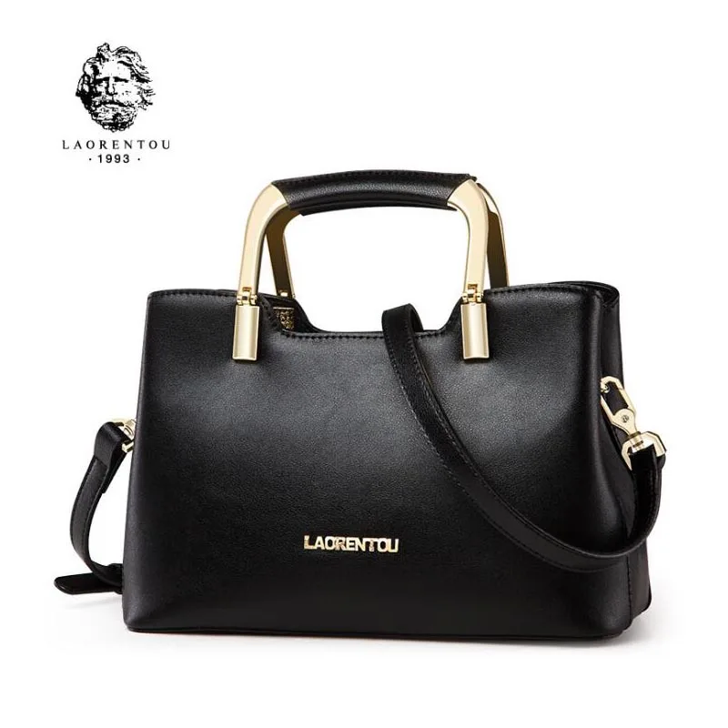 

LAORENTOU 2019 New women leather bag fashion luxury handbags women bags designer leather shoulder bag women Handbags & Crossbody
