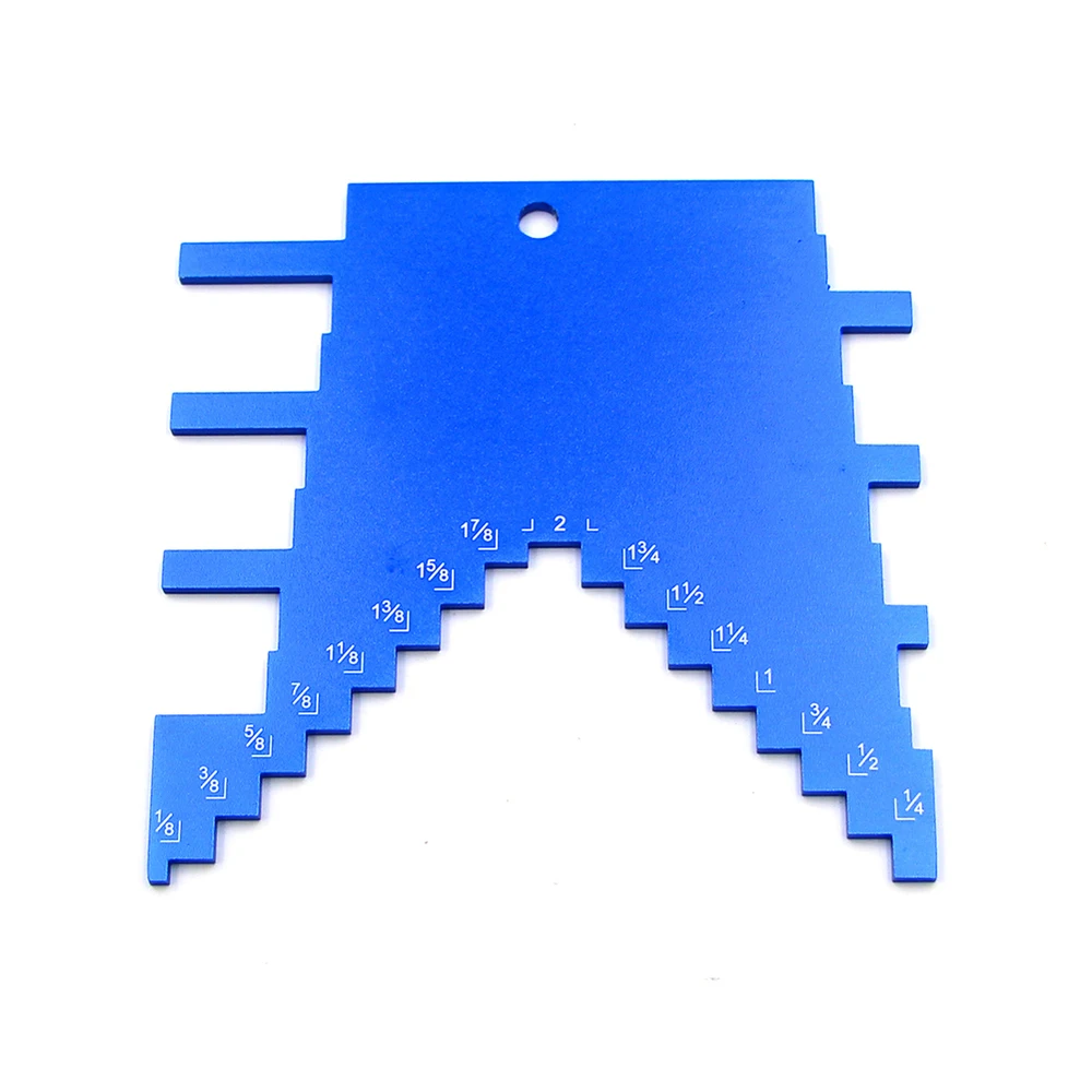 

2 In 1 Aluminum Router Depth Gauge Wood Marking Tool Tiling Laminate Tiles General Tools Step Depth Gauge