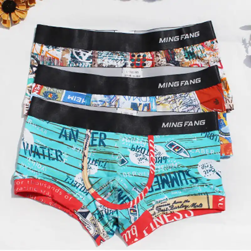 Cockcon Boxershorts Men Cotton Cartoon Anime Mens Boxers Shorts ...