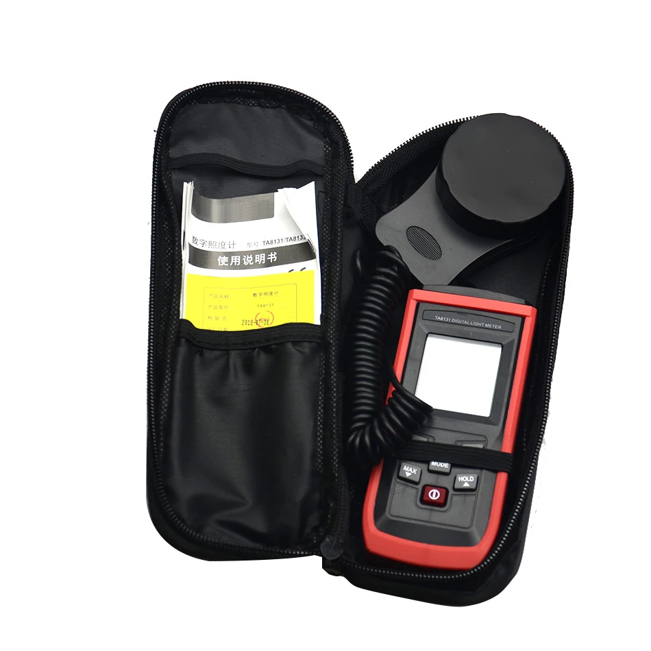 

TA8131 100000Lux split Digital LCD backlight Pocket Light Meter Lux/FC Measure Tester Visible brightness luxmeter