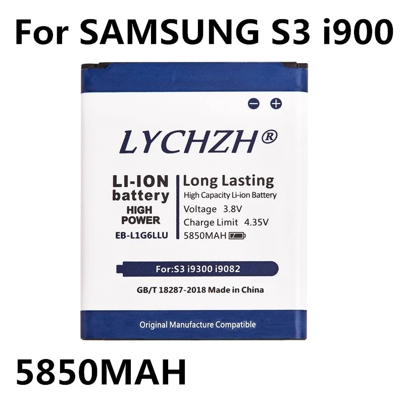 LYCHZH для samsung Galaxy S3 S4 NFC S5 S5mini S6 Батарея i9300 i9500 i9505 i9600 G870 G920 G920F Настоящее Высокое