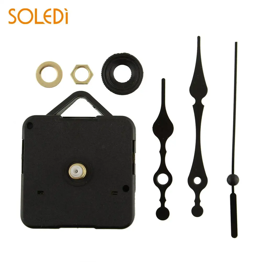 

DIY Silent Clock Mechanism Classic Black Quartz Watch Wall Clock Movement Mechanism Parts Repair Replacement Essential Tools