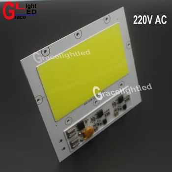 

5pcs 220V 100W 100 Watts Cool White 6000K 6500K LED COB Chip, Integrated Smart IC Driver 220V For Floodlight