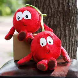 Бесплатная доставка Новые фрукты овощи вишня гриб арбуз Blue berry 9 "Мягкие плюшевые игрушки куклы