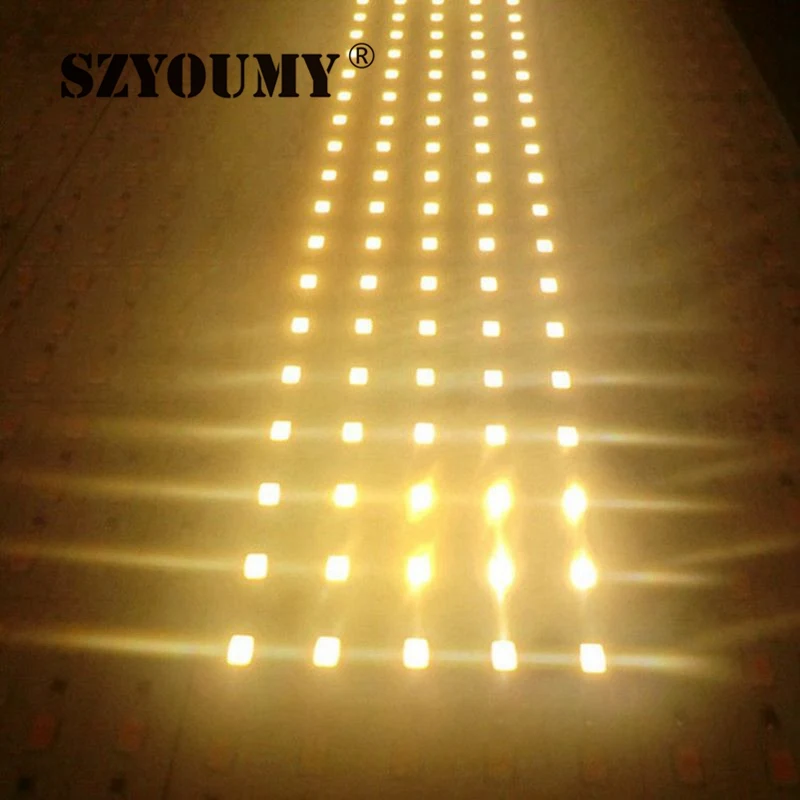 SZYOUMY 500 м/лот 100 см 1 м DC 12 В 5730 SMD 72 светодиодный светильник с жесткой полосой с корпусом из ПК алюминиевого сплава Жесткая светодиодная лента