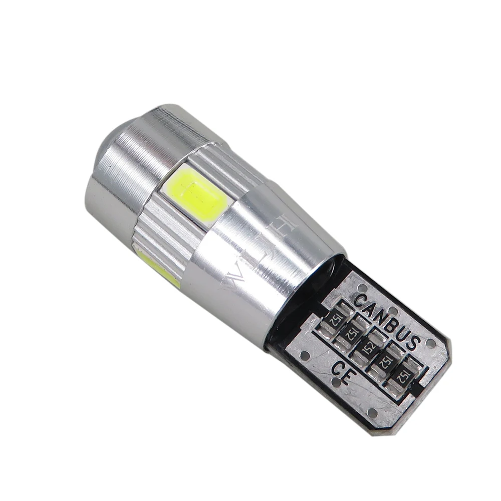 2 шт. Автомобильные светодиодные чипы WLJH Canbus T10 W5W 5630 для VW Golf 5 6 Polo Jetta Bora Passat 3C CC B7