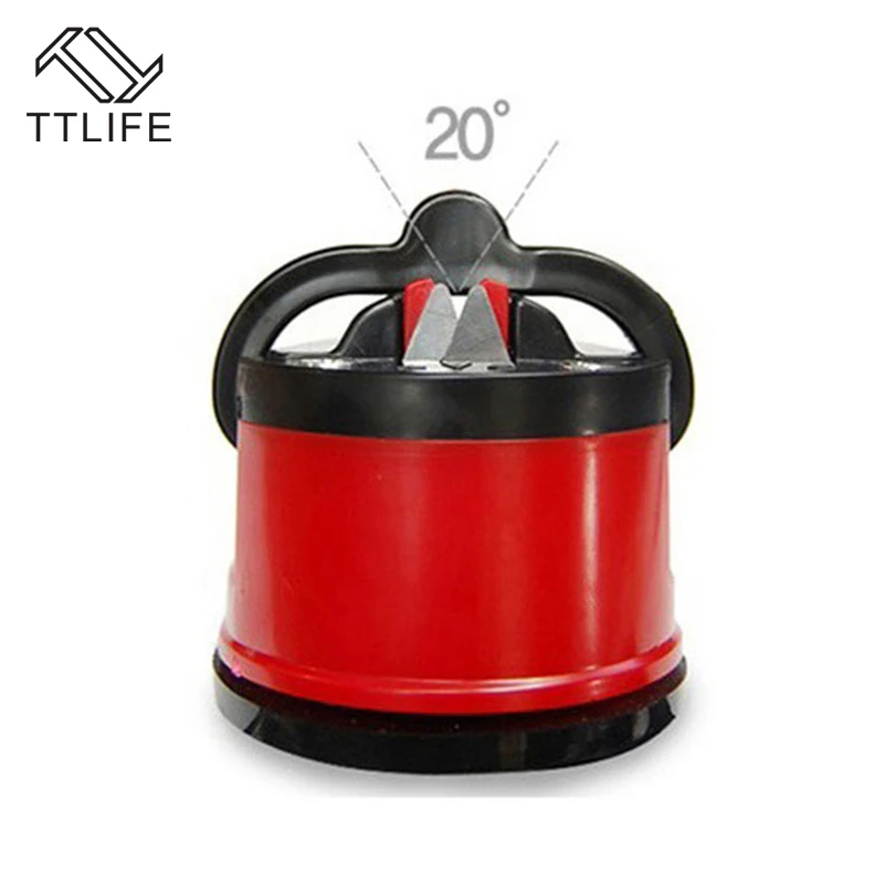 TTLIFE 1 шт. точилка для ножей ножницы шлифовальная машина безопасная всасывающая колодка шеф-повара кухонный заточный инструмент пластиковая точилка для ножей
