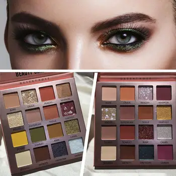 

18 Colors Nude Shining Glitter Eyeshadow Palette Shimmer Matte Long Lasting Makeup Powder Pigment Waterproof Eyeshadow Cosmetic