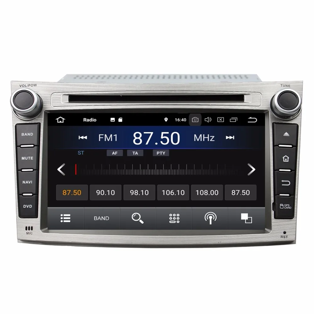 Excellent Quad Core 2 din 7" Android 8.1 Car DVD Player for Subaru Legacy Outback 2009-2012 With 2GB RAM Radio GPS WIFI Bluetooth 16GB ROM 2