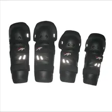 Otorcycle Joelheiras Adulto 1 par Alto-Impacto Escudo-Resistência Flexível Ajustável Respirável Motocross MTB Shin Guards para ridi