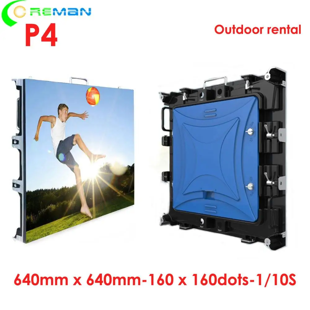 

Good price P4 Outdoor Advertising LED Displays SMD RGB LED Display Panel Full Color Screen for Concert
