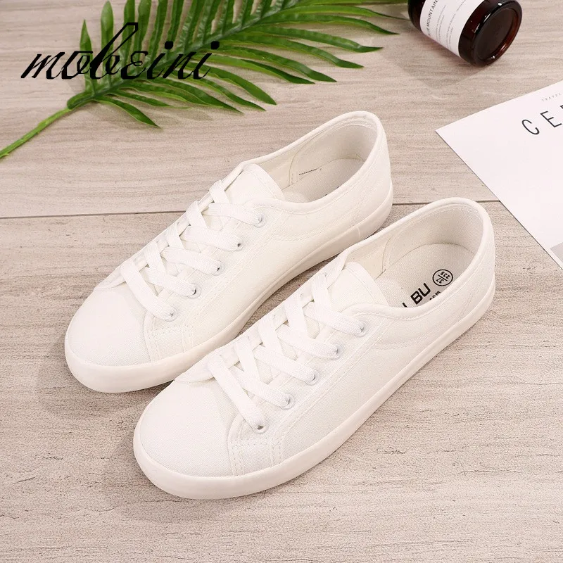 

2017 small white shoes new canvas shoes ladies flat shoes