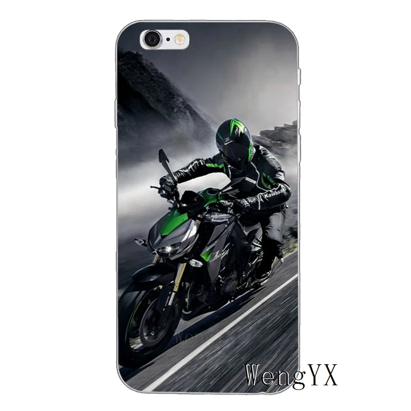 Kawasaki Ninja Zx R спортивный мотоцикл для iPhone X XR XS Max 8 7 plus 6s 6 plus SE 5S 5c 5 4S 4 iPod Touch чехол мягкий чехол для телефона