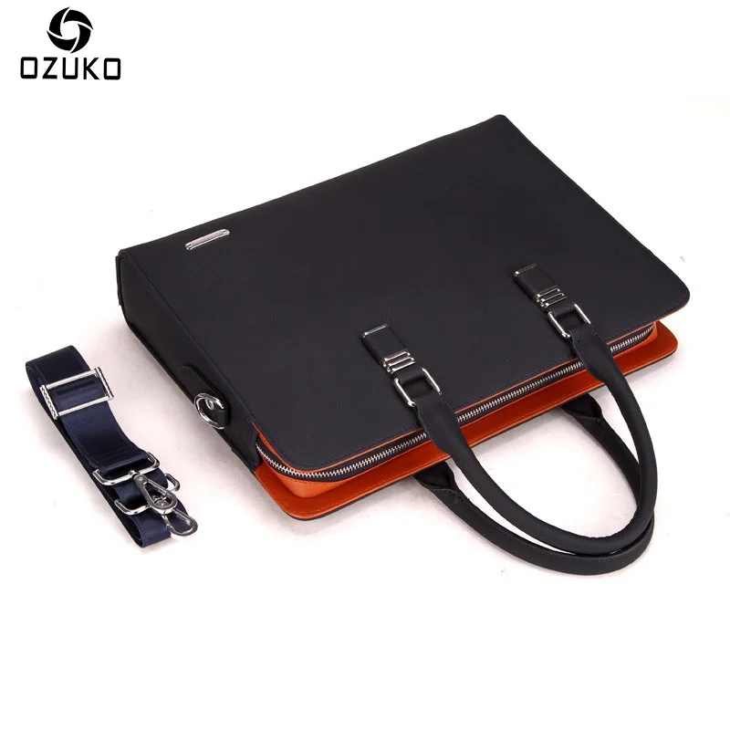 

2018 Luxury Brand Men Briefcase Genuine Leather Business Men Bags Shoulder bag Fashion Casual Men Messenger Bags Laptop Handbag
