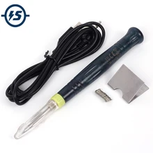 Мини 5 в 8 Вт Мини Портативный USB Электрический паяльник ручка наконечник сенсорный выключатель 2A сварочные инструменты для ремонта мобильных телефонов наконечник горения
