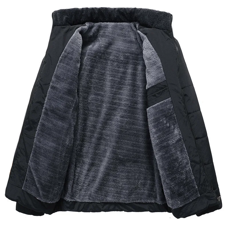 Best  Winter Jacket Men 2019 Fashion Stand Collar Male Parka Jacket Mens Solid Thick Jackets and Coats Ma