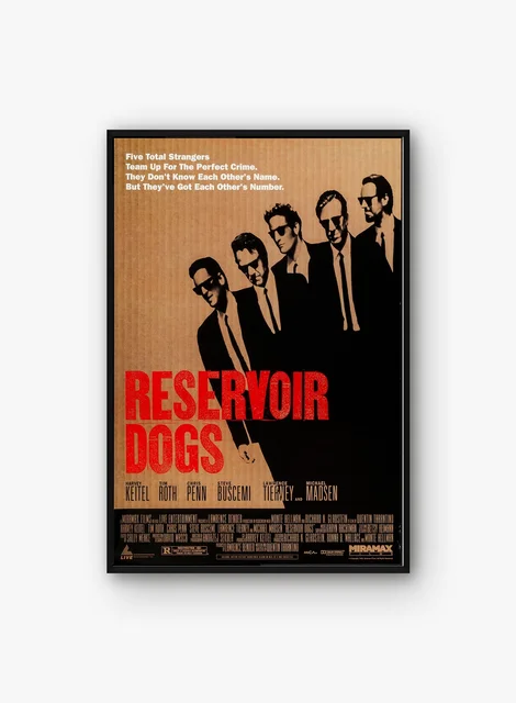 Reservoir Dogs Movie TV Poster Wall Art Wall Decor Silk Prints Art