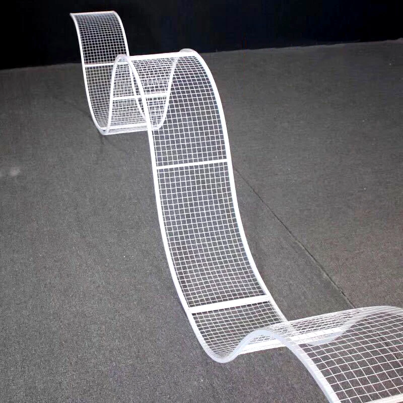 JAROWN Wedding Wrought Iron Wave Grid Props Activity Stage T Station Flower Arrangement Decor Wedding DIY Home Party Decorations (23)