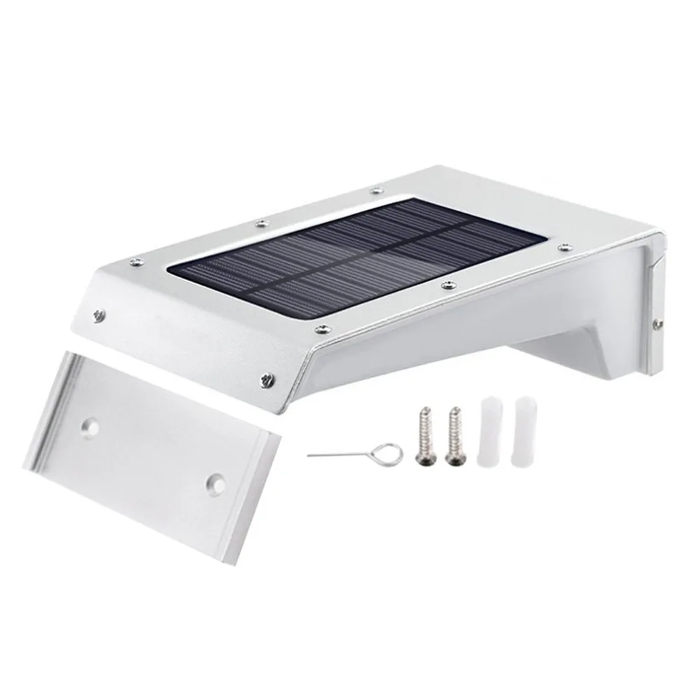 

20 Leds Solar Wall Lamp PIR Motion Sensor Waterproof Body Induction Sound Voice Control Battery Power Outdoor Garden Path Lights