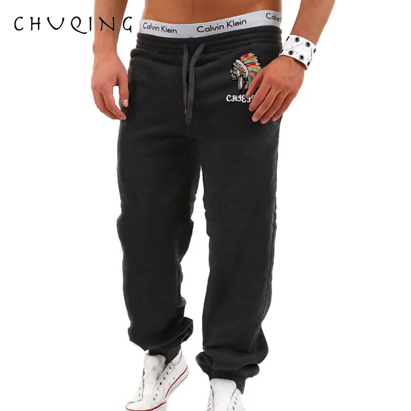 

CHUQING 2019 New Fashion Print Trousers Indian Print Casual Sweatpants