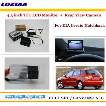 

Liislee For KIA Cerato Hatchback Auto Back UP Reverse Camera + 4.3" Color LCD Monitor = 2 in 1 Rearview Parking System