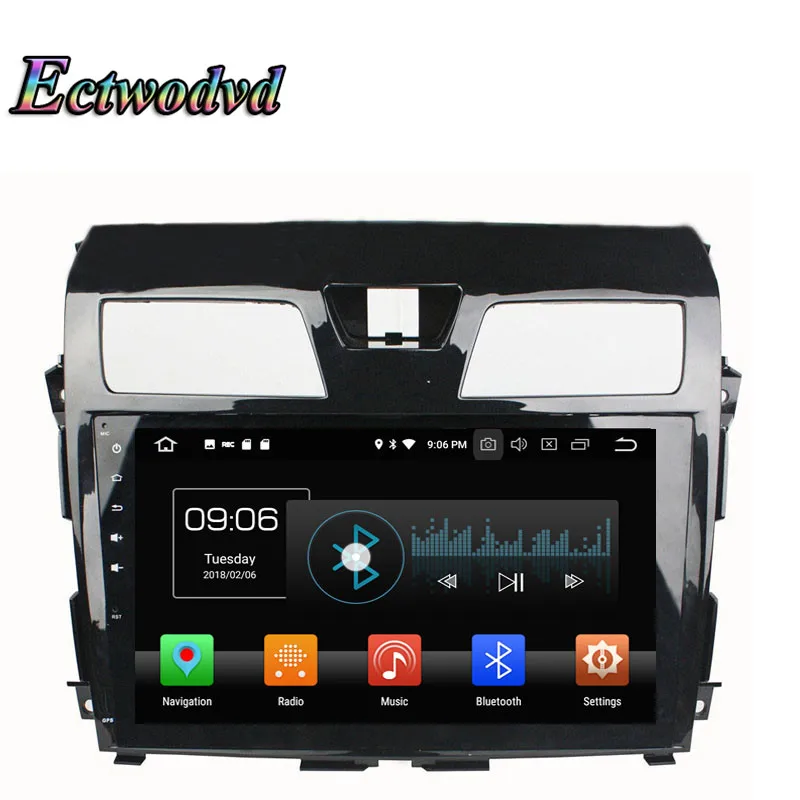 Discount Ectwodvd Octa Core 4G RAM 64G ROM Android 9.0 Car Multimedia DVD Player GPS HeadUnit for Nissan Tenna 2013 2014 2015 12