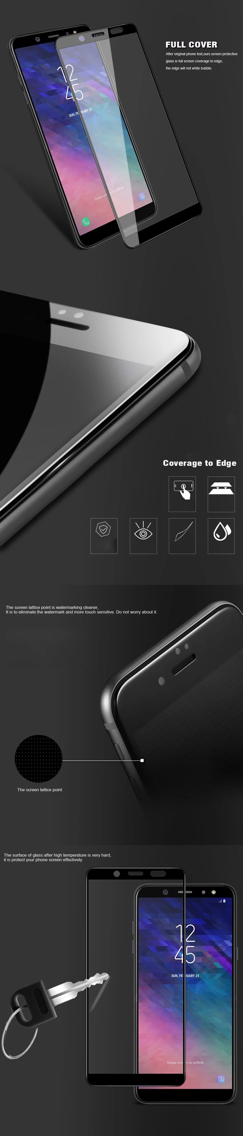 Full Cover Screen Tempered Glass for Samsung Galaxy J3 J4 J6 J7 J8 2018 J530 2017 Eurasian version Glass Screen Protector Film (6)