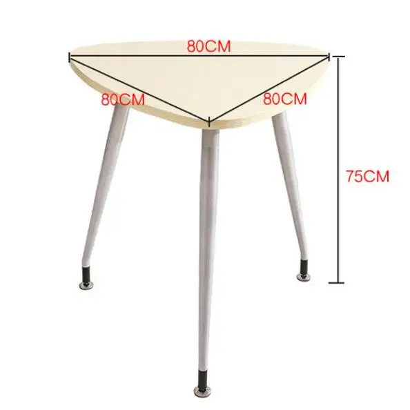 80*80*80*75 سنتيمتر مثلث الموظفين طاولة اجتماعات المؤتمر التفاوض استقبال مكتب كمبيوتر محمول مكتب (كرسي غير مدرجة)