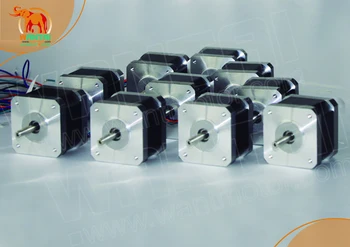 

10PCS CNC Wantai Nema23 Stepper Motor 57BYGH218 0.9N.m 2A Single Shaft 130oz-in 51mm cnc engrave Milling Medical equipment