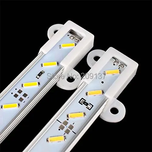 50 см 8520 SMD 36 LED корпус из алюминиевого сплава полоса жесткий шкаф Бар свет теплый