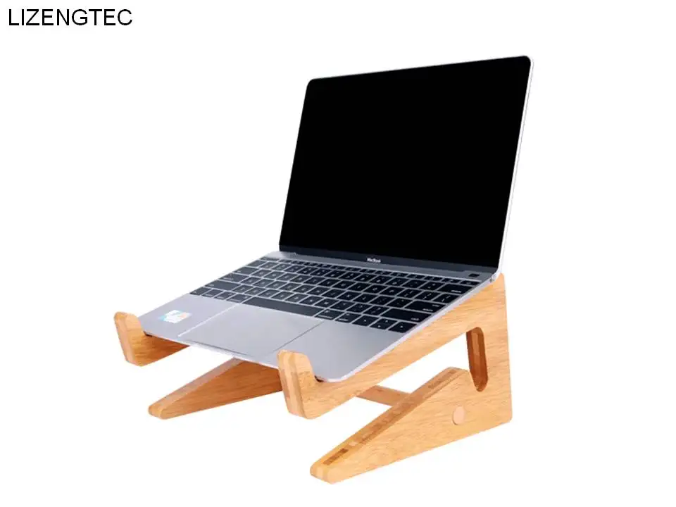 Бесплатная доставка подставка для ноутбука LIZENGTEC из дерева и бамбука подходит