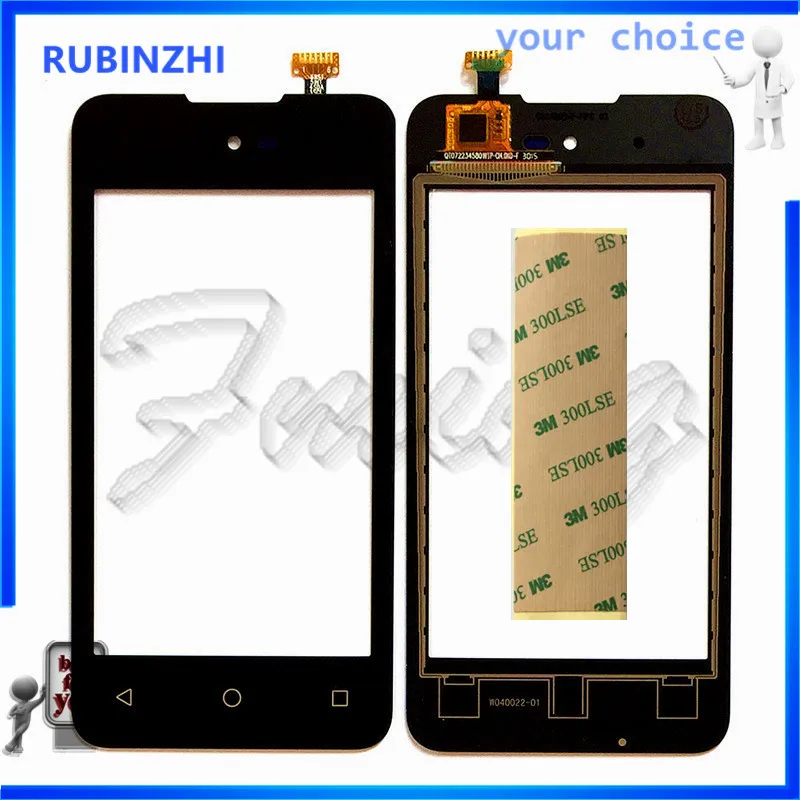 RUBINZHI Mobile Phone Touch Panel Sensor For Micromax Bolt D303 Touchscreen Screen Digitizer Front Glass Parts+tape | Мобильные