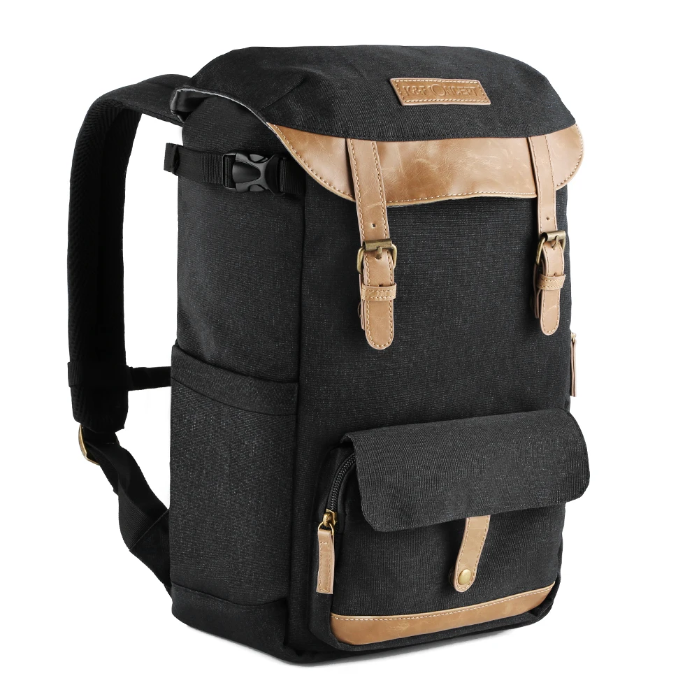 

K&F Concept Multi-Functional Camera Backpack 600D Polyester Waterproof Photography Equipment Travel Bag for Tripod DSLR