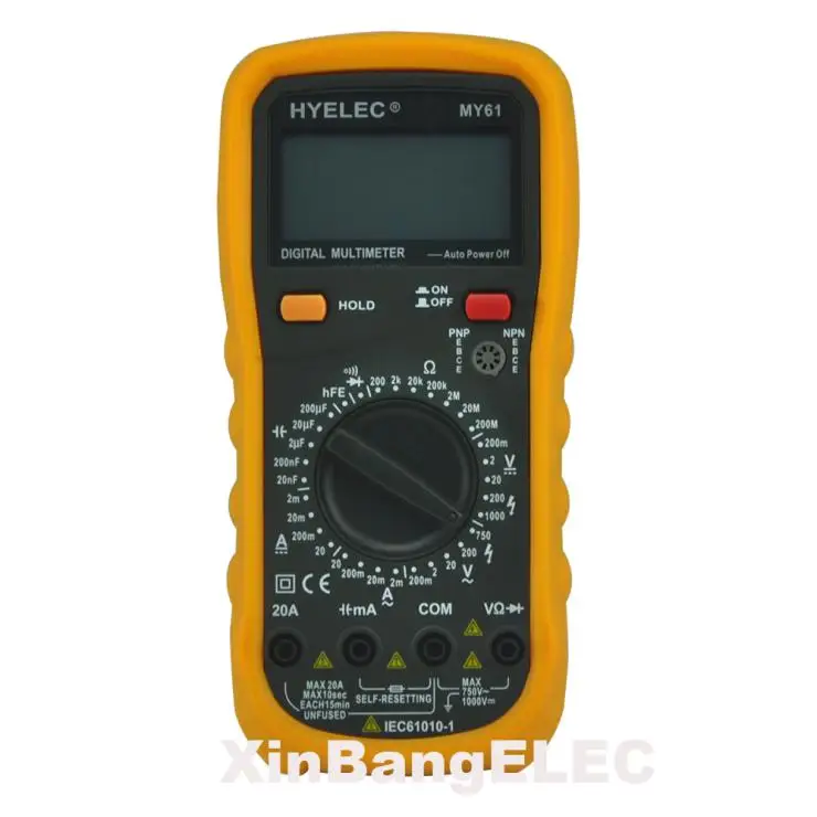 Digital Multimeter w/ Capacitance & Transistor Test Analog Multimeter LCR Meter Ammeter Multitester digital multimeter w temperature capacitance frequency test lcr meter ammeter analog multitester