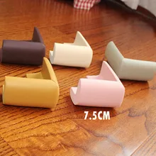 4 шт./лот 75 мм* 75 мм мягкая защита для детей Угловой протектор для малышей и детей постарше настольная защитная накладка на угол стола для детей безопасный уголок для ребенка охранники