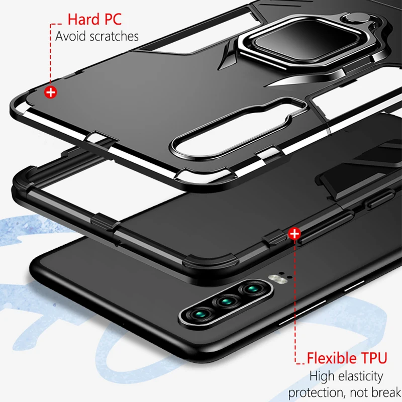 Роскошный чехол для Huawei P20 P30 P40 Mate 20 30 Pro телефона Mate20 Lite противоударный с защитой
