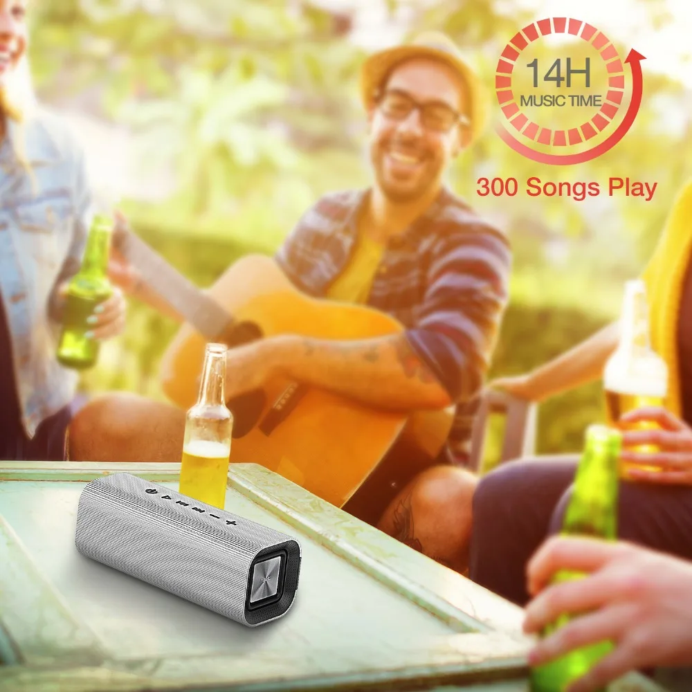 Портативная беспроводная bluetooth колонка HAVIT стереоколонка большой мощности 10 Вт AUX